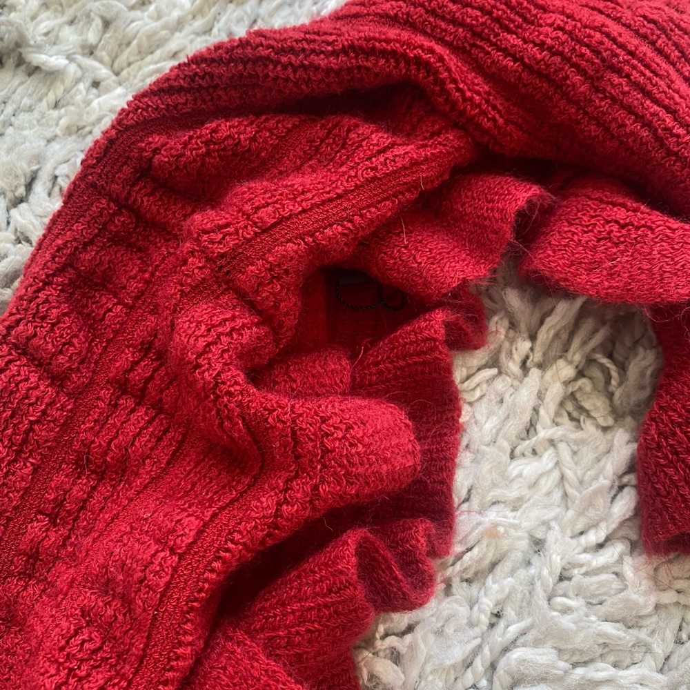 Red Infinity Scarf - Picture 2 of 2